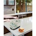 thumbnail image 3 of Spring Floral Small Toaster Cover 2 Slice, Kitchen Appliance Covers, Daisy Eucalyptus Leaves Watercolor Rustic Toaster Oven Cover with Loop, Bread Machine Cover Polyester Dust Cover Protection, 3 of 4
