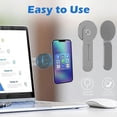 thumbnail image 4 of (Silver)Compatible with MagSafe iPhone 15/14/13/12 Series Magnetic Cell Phone Holder - Adjustable - All Phones - Foldable Laptop Stand -, 4 of 4