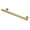 Brushed Brass, variant on Deltana POM70U3-UNL Contemporary Cabinet Pull, 7", Pommel, Solid Brass in Unlacquered Brass