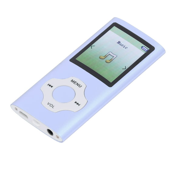 Reproductor mp3 con 5.0, reproductor mp3 mp4 de música digital portátil Altavoz Incorporado, Pantalla de 1,8 Pulgadas, Grabadore de Voz, admite Ampliado Hasta 128 GB