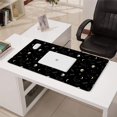 thumbnail image 3 of Long Mouse Pads for Desk,Black Night Sky Pattern Desk Mats on Top Of Desks, Desk Mouse Pad Extra Large with 3mm Non-Slip Base and Stitched Edge for Gaming,Office,Work,Home 31.5"x15.7", 3 of 6