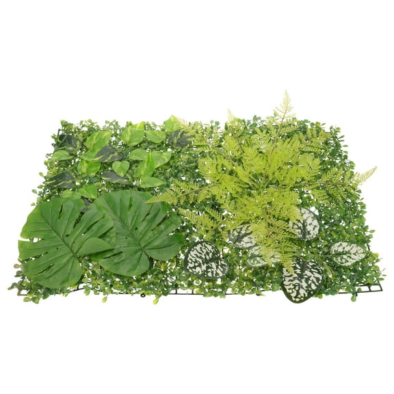 ULTNICE Fake Greenery Wall Grass Wall Panels Green Privacy Shielding for Weddings and Parties 1Pack