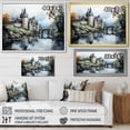 thumbnail image 4 of Designart "Misty Morning in France Enigmatic French Landscape I" France Floater Framed Wall Decor, 4 of 7