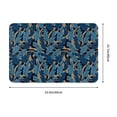 thumbnail image 3 of Uemuo Blue Leaves A Printed Door Mat Indoor Doormat 16"x24",Front Back Door Mats Non Slip Entrance Rugs,Inside Doormats for Entryway, 3 of 9