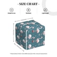 thumbnail image 4 of Yiaed Elegant Flamingo Print Tissue Box Cover, PU Leather Decorative Organizer for Tabletop, Bathroom, Car, Office Creative Decorative, 4 of 7