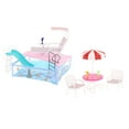 thumbnail image 4 of tamizeot Portable Doll Pool Play Set Easy To Carry Compact Size Swim Scene Setup Fun For Children Pool Playset Fun And Creative, 4 of 6