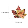 thumbnail image 2 of Gymnture Maple Leaf Brooch Jewelry Lapel Pin - Assorted, 2 of 10
