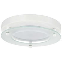 2Pk - Sunlite 17 watts 8" Round LED Solid Band Fixture 3000K White Finish 120v