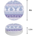 thumbnail image 1 of FMSHPON Mandala Set of 6 Round Coaster for Drinks, Absorbent Ceramic Stone Coasters Cup Mat with Cork Base for Home Kitchen Room Coffee Table Bar Decor, 1 of 6