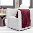thumbnail image 2 of Sunbeam Fleece Electric Heated Throw, Windsor Wine, 4 Heat Settings, 4-Hour Auto Shut-Off, Cozy Warmth, 50" x 60", 2 of 8