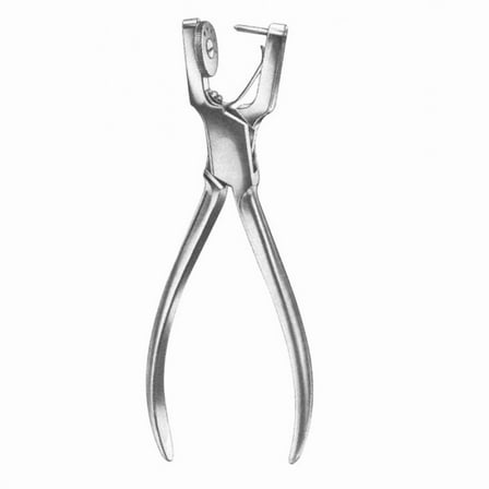 House Brand JI-2416 Ainsworth Rubber Dental Dam Punch 170 mm