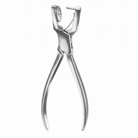 House Brand JI-2416 Ainsworth Rubber Dental Dam Punch 170 mm