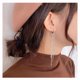 thumbnail image 3 of Pendiente Pendiente de moda Estilo diosa Borla Pendiente Broche de oreja Regalo Accesorios delicados Irfora Silver, 3 of 7