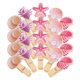 thumbnail image 1 of Shell Photo Clips Wooden Pegs Pink for Decoration 30Pcs Ocean Style, 1 of 5