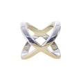 thumbnail image 1 of Jusqu'à 65 % de Réduction sur Foulard en Forme de X Boucle Trois Anneaux Foulard Carrée Accessoires Collier Bagues Boucle d'Oreille Bijoux en Liquidation, 1 of 1