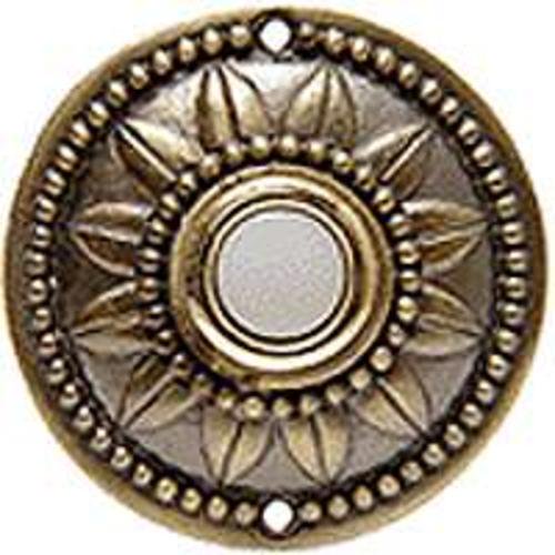 Carlon DH1651L Wired Door Bell Pushbuttons, 824 Volt, Antique Brass