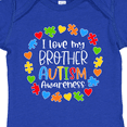 thumbnail image 4 of Inktastic I Love My Brother Autism Awareness Boys or Girls Baby Bodysuit, 4 of 5