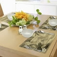thumbnail image 4 of Ambesonne Tropical Place Mats Set of 4, Sepia View of Island, Standard Size, Sepia, 4 of 6