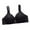 Black, variant on Darzheoy Wire-Free Bra for Women Fashion Printing Comfortable Hollow Out Bra Underwear Womens Sports Bras 42B