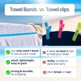 thumbnail image 4 of Sillas Towel Bands Towel Crabber Beach, piscina y crucero (paquete de 6), 4 of 6