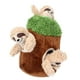 thumbnail image 5 of Juguetes con agujeros para tronco de perezoso para perros, juguetes de peluche chirriantes, juegos de escondite interactivos, 5 of 5