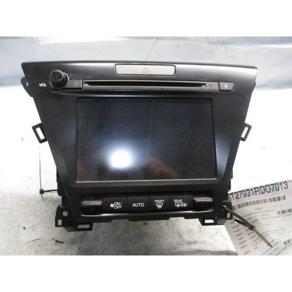 Pre-Owned 2016 Acura MDX AM FM Radio Receiver w/Navigation w/Display Screen OEM - Verify Specific Vehicle Fitment In Description - (Good)