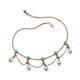 thumbnail image 5 of Collar colgante de piedras preciosas verde Zulema Boho elegante, 5 of 6