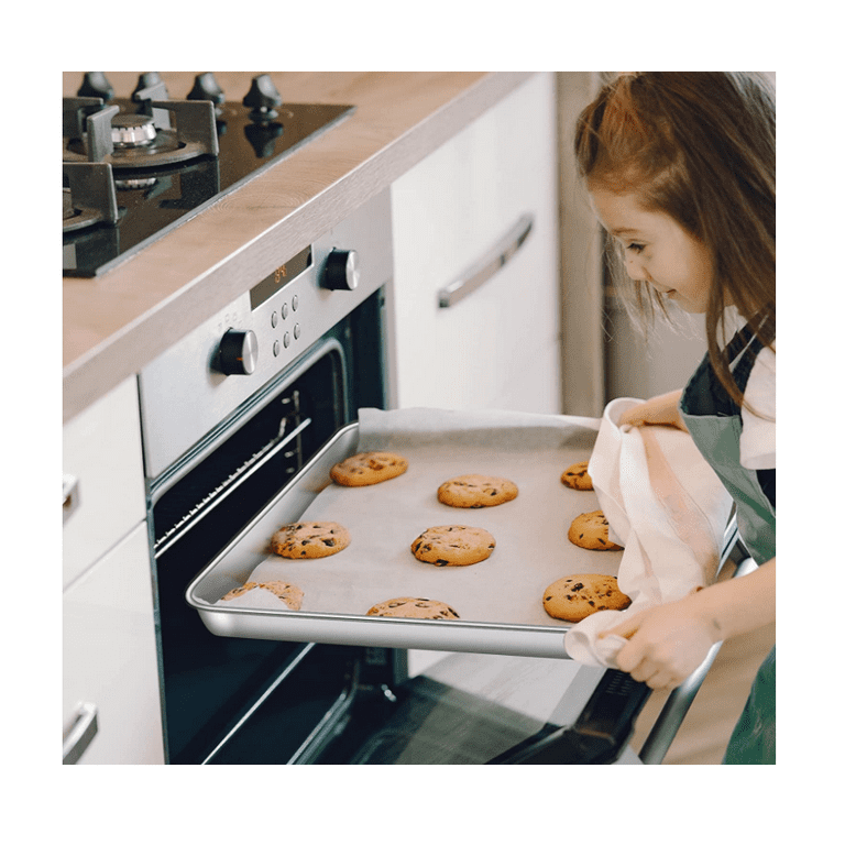 Topboutique Baking Sheet, 40 X 30 X 2.5cm Stainless Steel Large Cookie  Sheet Half Baking Pans, Non-toxic & Healthy, Easy Clean & Dishwasher Safe