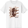 thumbnail image 3 of Yeehaw! Pin Up Cowgirl Adult White Crew Neck Short Sleeve Tee-XL, 3 of 4