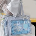 thumbnail image 5 of Modern Semitransparent Candy Firm School Work Bag For Juvenile Women Capacious Polyamide Planner, 5 of 8