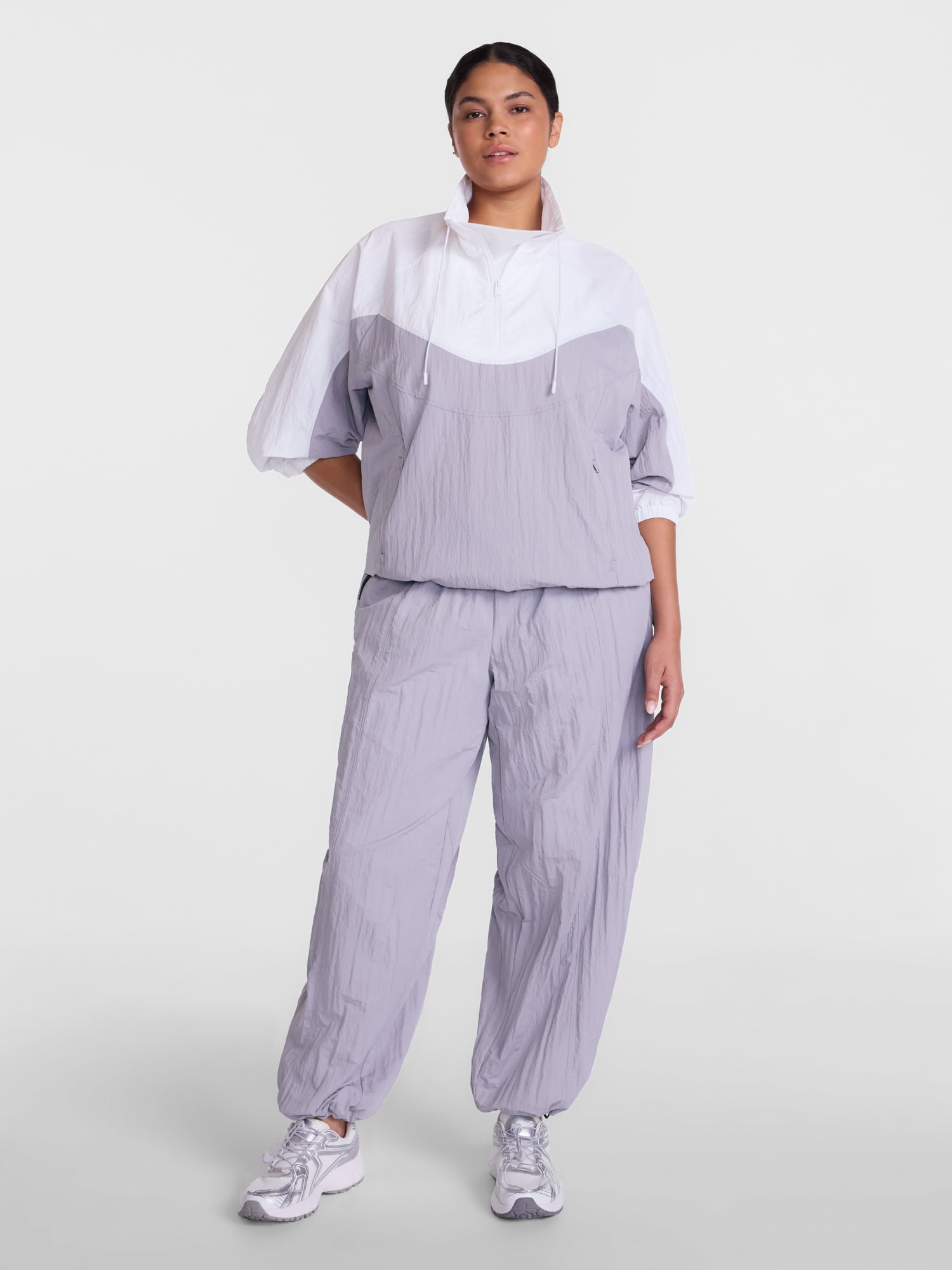 Avia Women's Nylon Balloon Pants, 31" Inseam, Sizes XS-XL