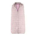 thumbnail image 2 of Brondbend Vest Jacket for Women Women's Coats Hooded Sleeveless Outerwear Solid Color Comfy Loose Fit Coats Lady Party Tops Pink, 2 of 2