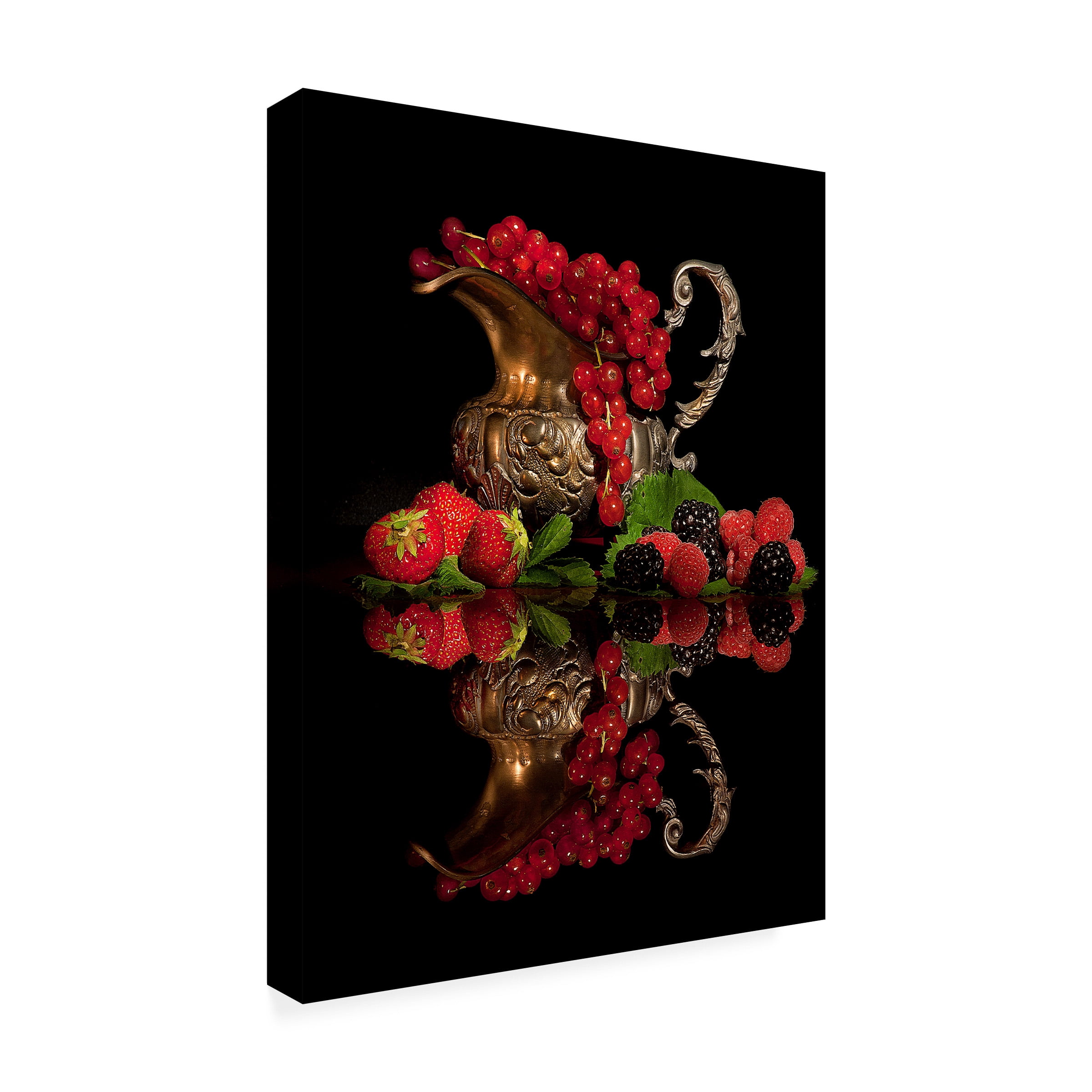 Aida Ianeva 'Red Fruits' Canvas Art