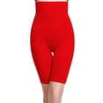 thumbnail image 1 of Hanerdun Women Shapwear Shorts High Waisted Body Shaper Female Tummy Control Pants Red 5XL, 1 of 6