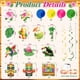 thumbnail image 2 of Decoraciones de fiesta Skyygemm Hawaiian Luau de 56 piezas con luces, 2 of 6