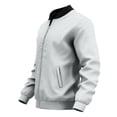 thumbnail image 5 of Men Full-Zip Bomber Jacket Lightweight Windbreaker Jackets Casual Softshell Flight Fashion Fall Winter Coat with Pocket XL, 5 of 9