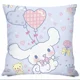 thumbnail image 3 of Funda de almohada de Sanrio con estampado de dibujos animados de Kuromi, bonita funda de cojín con forma de corazón para sofá, dormitorio, mesita de noche, cojín para la cintura del coche, 3 of 5