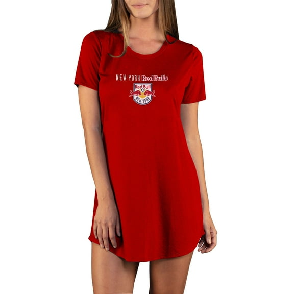Women's Concepts Sport Red New York Red Bulls Marathon Knit Nightshirt