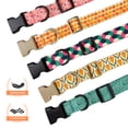 thumbnail image 5 of Rychif Cute Dog Collar, Orange Pumpkin Pattern, Soft Nylon Pet Collars for Medium Large Dogs, L, 5 of 5