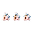 thumbnail image 4 of Maytalsory Resin Christmas Scene Snow House LED Decoration Desktop Village Set House Santa 3Set, 4 of 6