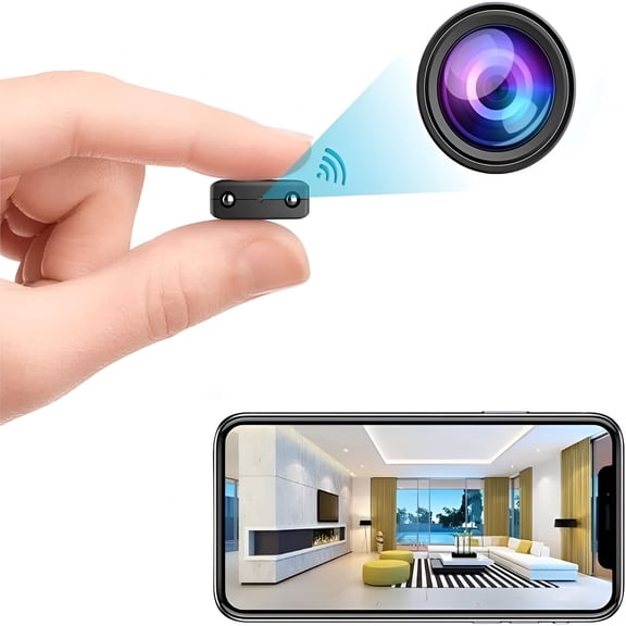 GJX Indoor Wireless Wifi Camera Home Security Room Body Cameras Nanny Cam Smart Home Outdoor Cams Pet Dog Baby Camara Hd House Portable Camaras Mini Room Night Vision Cam No Need Wifi Door Camera