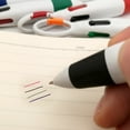 thumbnail image 3 of Manunclaims Ballpoint Pen Retractable Multi-use Smooth Writing Easy Use Durable Write Four Neon Colors with Carabiner Keychain Student Ballpoint Pen for Student, 3 of 8