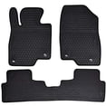 thumbnail image 2 of Megiteller Car Floor Mats Custom Fit for Mazda 3 2014 2015 2016 2017 2018 Odorless Washable Heavy Duty Rubber (All Weather) Floor Liners Front and Rear Set Black, 2 of 4