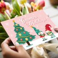 thumbnail image 2 of Tarjetas de Navidad GRADESIN Winter, paquete de 24 con sobres y pegatinas, 2 of 9
