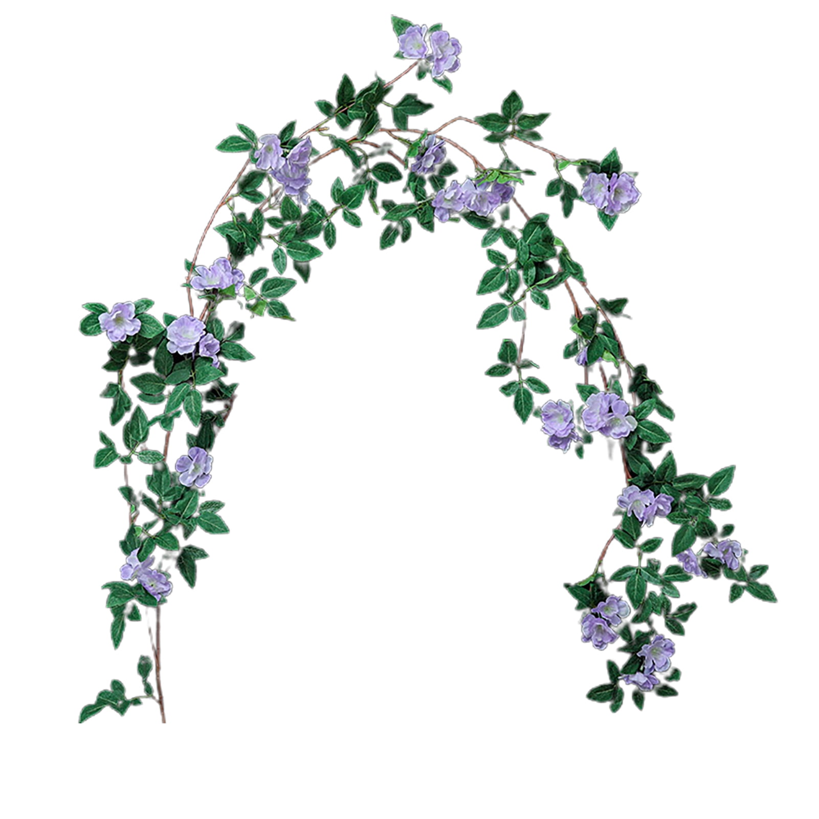 Visland Flower Garland Fake Rose Vine Artificial Flowers Hanging Rose