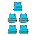thumbnail image 1 of relayinert Reflective Safety Vest for Kids High Visibility Waistcoat for Traffic and Work blue 42x47x5cm 5Set, 1 of 6