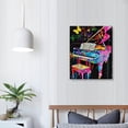 thumbnail image 4 of Nawypu  Piano Wall Art Decor Grunge Graffiti Painting Canvas Pictures Artwork Pop Music Poster Art Prints for Home Bedroom Room Decorations, 4 of 5