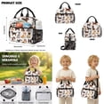thumbnail image 5 of Kuiaobaty Dachshund Corgi Print Backpack and Lunch Box Set for Boys Girls Westie Paw Print Lunch Bag and Pencil Case with Zipper Large Capacity Backpack with Pencil Pouch for School Daily Use, 5 of 7