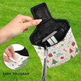 thumbnail image 4 of Haosy Marry Christmas Tree Gift Golf Mallet Putter Cover Strong Magnetic Leather Golf Club Headcover Closure, 4 of 7