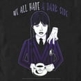 thumbnail image 2 of Men's Wednesday We All Have a Dark Side Graphic Tee Black 3X Large, 2 of 5